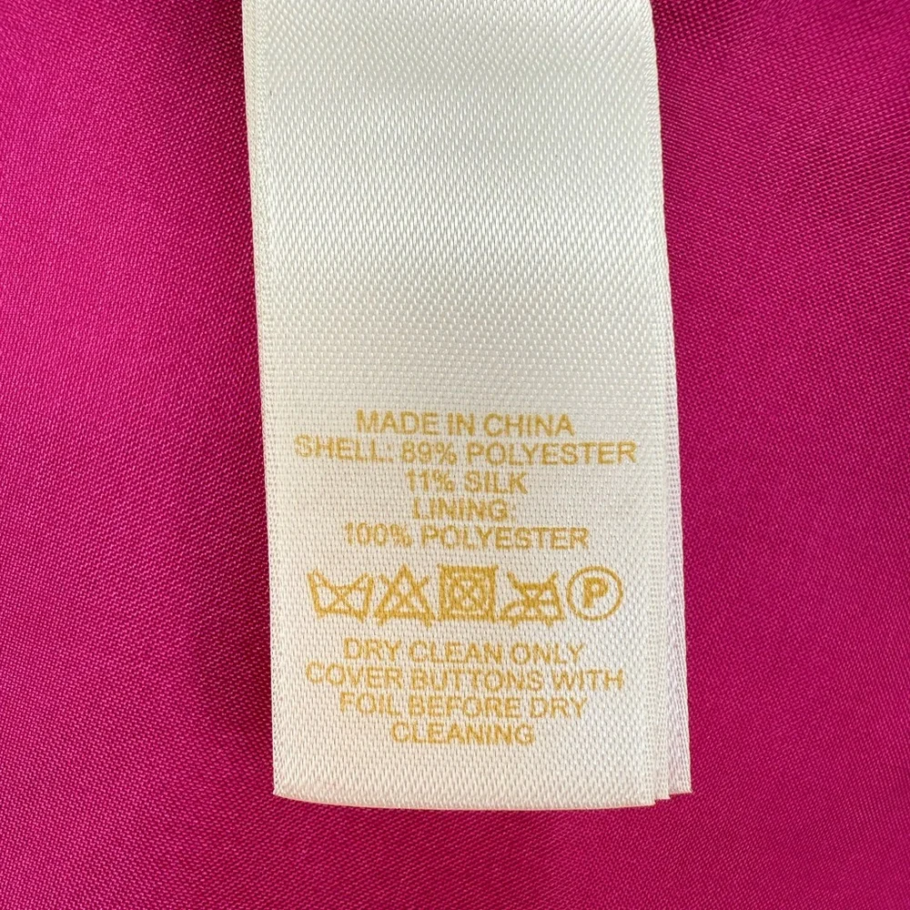 Kate Spade NY Hot Pink Peekaboo Back Sheath/A-Line Dress Size 6 - Picture 9 of 11